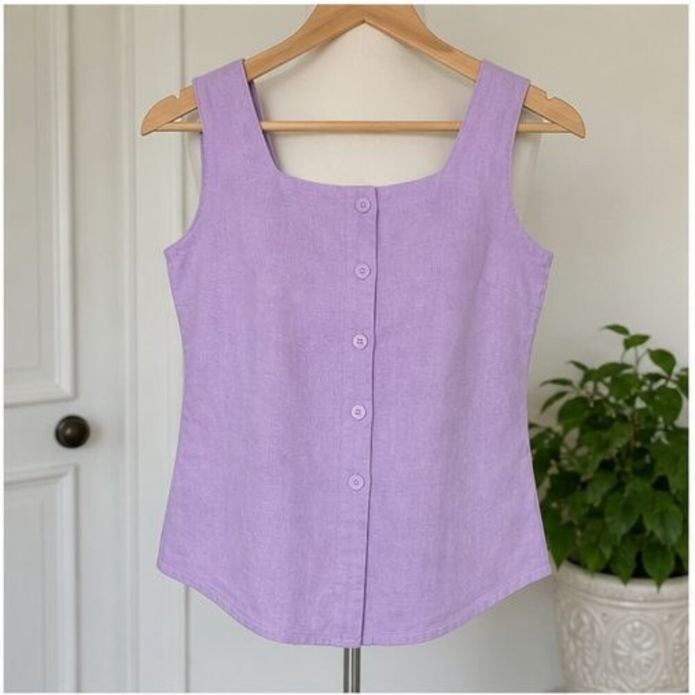 Lilac Ruffle Blouse